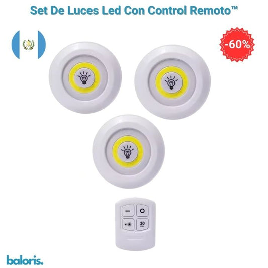 Set De Luces Led Con Control Remoto™