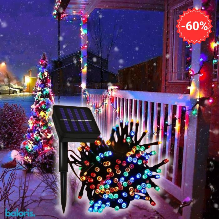 Serie Solar Multicolor Navideñas 500 Leds